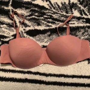 Pink Strapless bra 34B